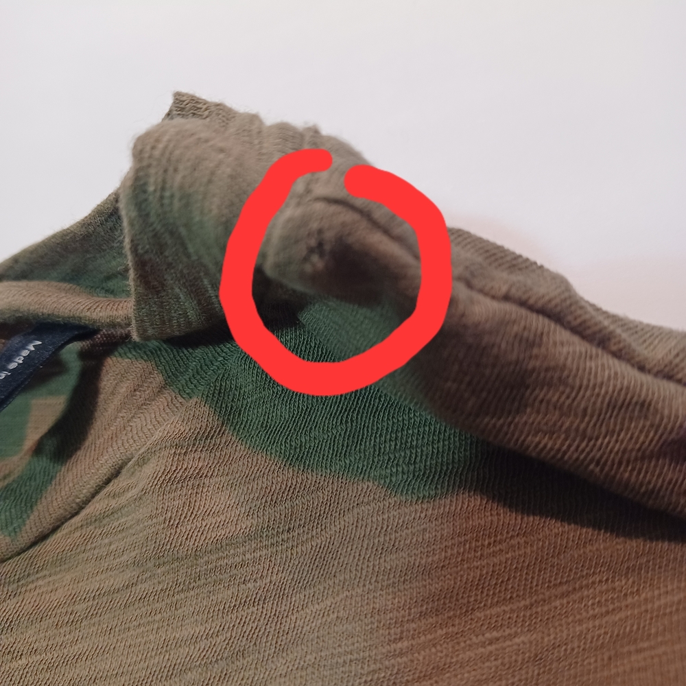 THEORY Olive Green Women's Top - Picture 4 of 5